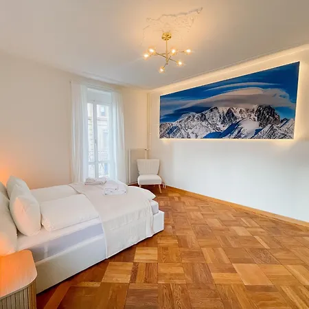 Appartement West Center 4 Bed Free Parking Wifi Interlaken
